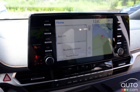 Toyota Sienna 2021, écran multimédia